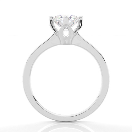 White Gold Diamond Engagement Ring