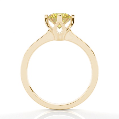 Yellow Gold Yellow Diamond Engagement Rings