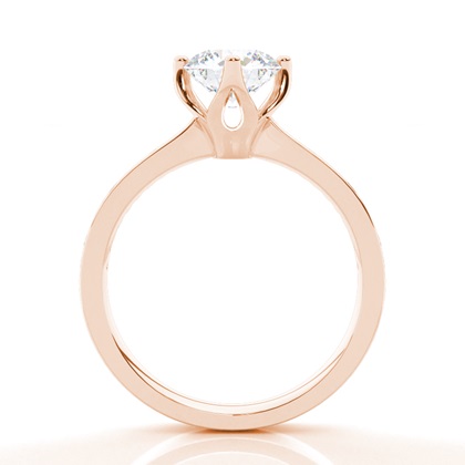 Rose Gold Moissanite Engagement Rings	