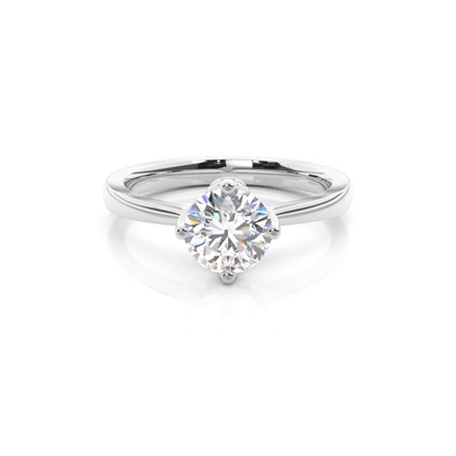 Platinum Solitaire Diamond Engagement Rings