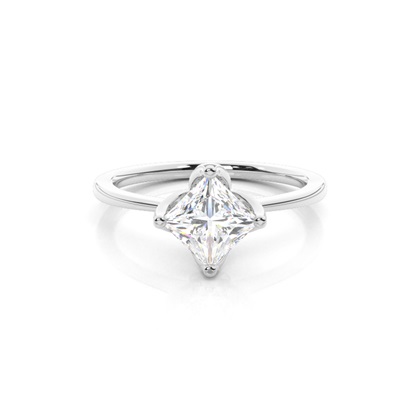 White Gold Diamond Engagement Ring