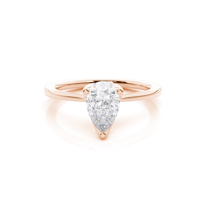 White Gold Moissanite Engagement Ring