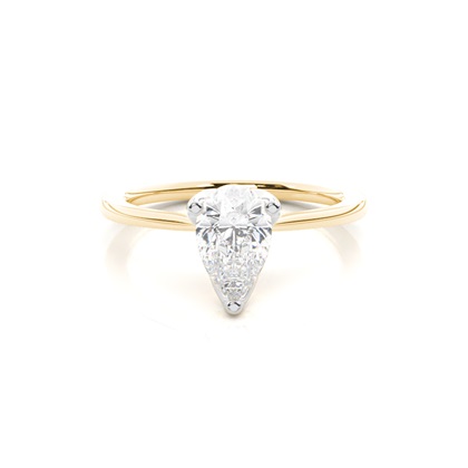 Mixed Metal Diamond Engagement rings