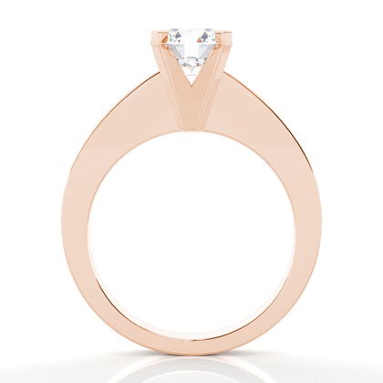 Rotgold Solitärringe Diamantringe