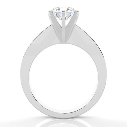 6 Prong Setting Medium Side Stone Engagement Ring