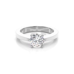 Medium Diamant Verlobungsring in einer Krappenfassung
