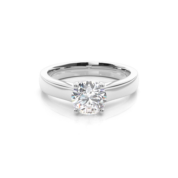 4 Prong Setting Large Engagement Ring