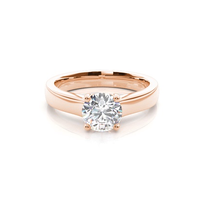 Rose Gold Diamond Engagement Rings