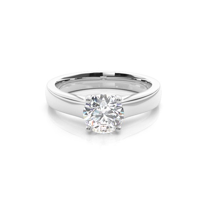 4 Prong Setting Large Engagement Ring