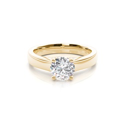 4 Prong Setting Large Engagement Ring