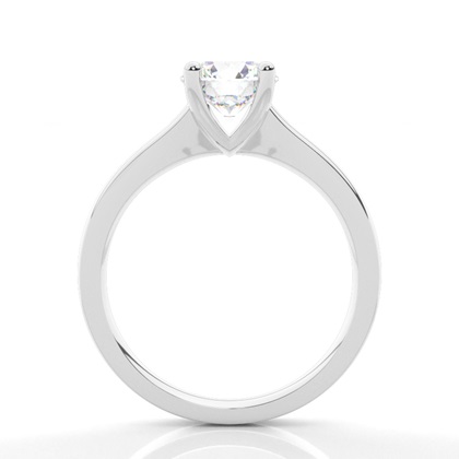White Gold Round Diamond Engagement Ring