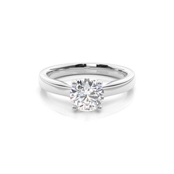 Witgouden Briljant Diamanten Verlovingsring