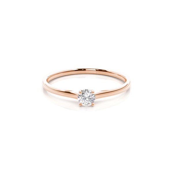 4 Prong Setting Plain Engagement Ring