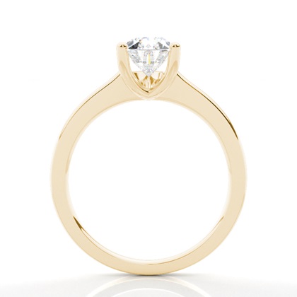 White Gold Round Diamond Engagement Ring