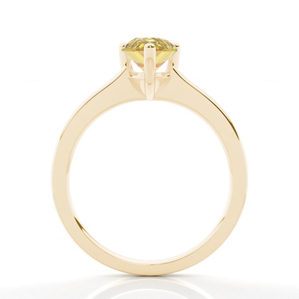 Gelber Diamant Solitär Verlobungsring