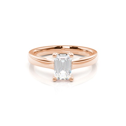 Emerald-Cut Diamond Rings