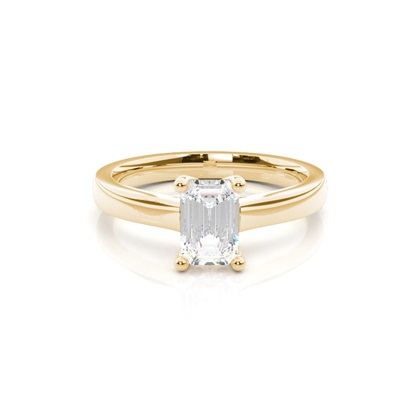 Emerald-Cut Diamond Rings