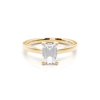 Smaragd Gelbgold Diamantringe