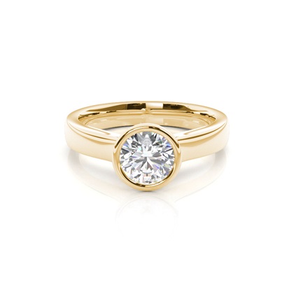 Yellow Gold Diamond Engagement Rings