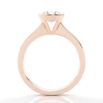 Rotgold Solitärringe Diamantringe