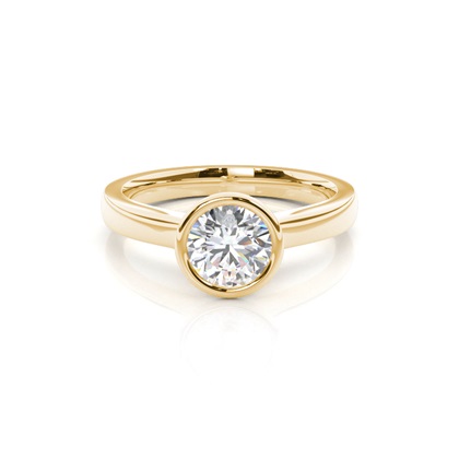 Yellow Gold Diamond Engagement Rings