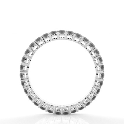 Trauring mit schwarzen Diamanten in Komfortpassform