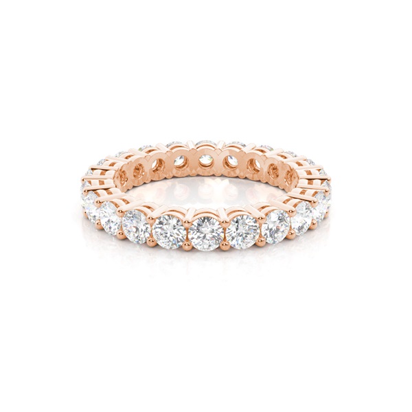 4 Prong Setting Full Eternity Diamond Ring