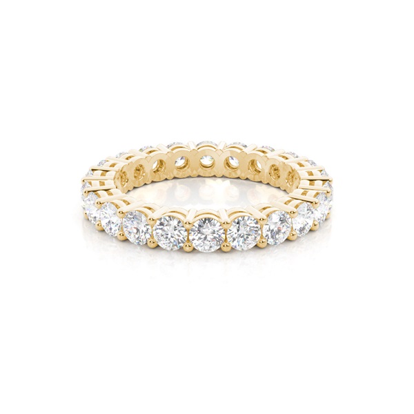 4 Prong Setting Full Eternity Diamond Ring