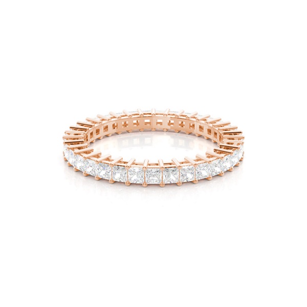 4 Prong Setting Full Eternity Diamond Ring