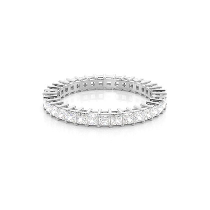 4 Prong Setting Full Eternity Diamond Ring