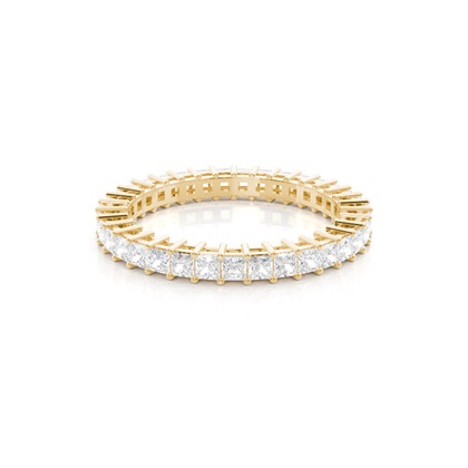4 Prong Setting Full Eternity Diamond Ring