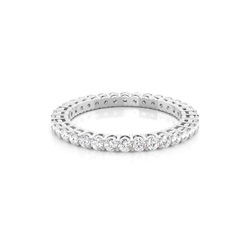 4 Prong Setting Full Eternity Diamond Ring