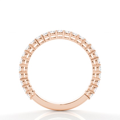 Rose Gold Eternity Diamond Rings