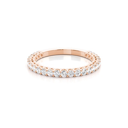 Rose Gold Eternity Diamond Rings