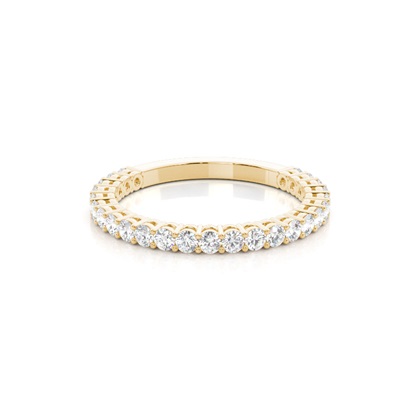 Yellow Gold Eternity Diamond Rings