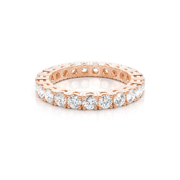 4 Prong Setting Full Eternity Diamond Ring
