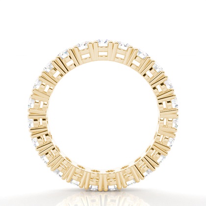 Full Eternity Yellow Gold Diamond Rings