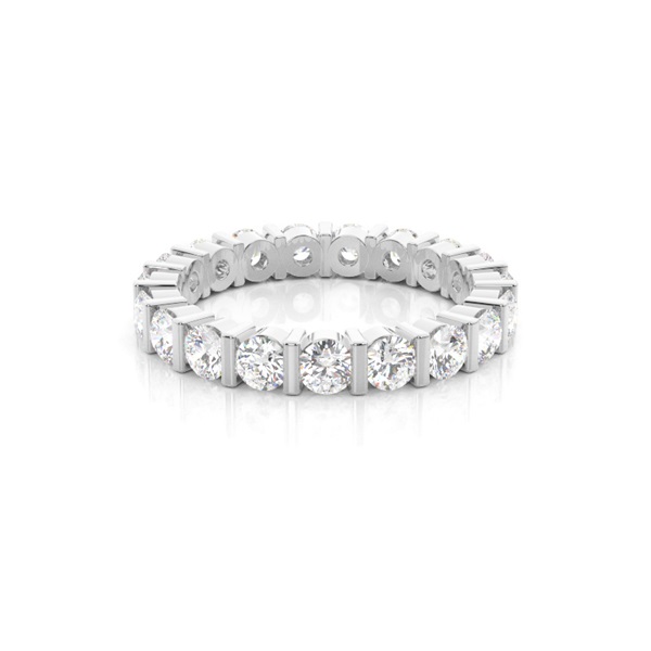 Bar Setting Full Eternity Diamond Ring
