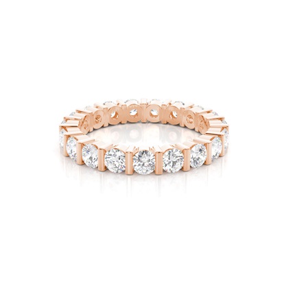 Round Diamond Full Eternity Rings