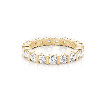 Yellow Gold Anniversary Diamond Rings
