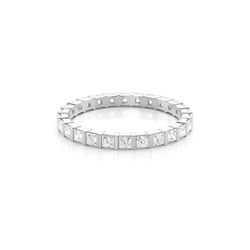 Eternity Diamant Ring in einer Balkenfassung