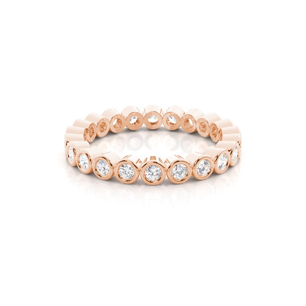 Full Bezel Setting Full Eternity Diamond Ring