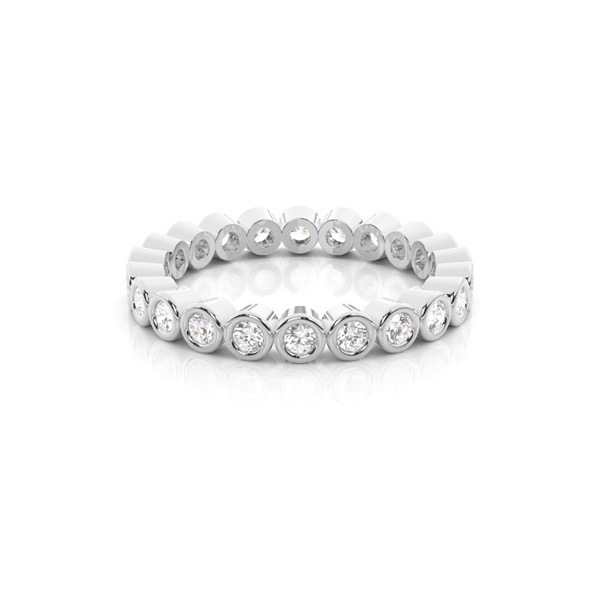 Full Bezel Setting Full Eternity Diamond Ring