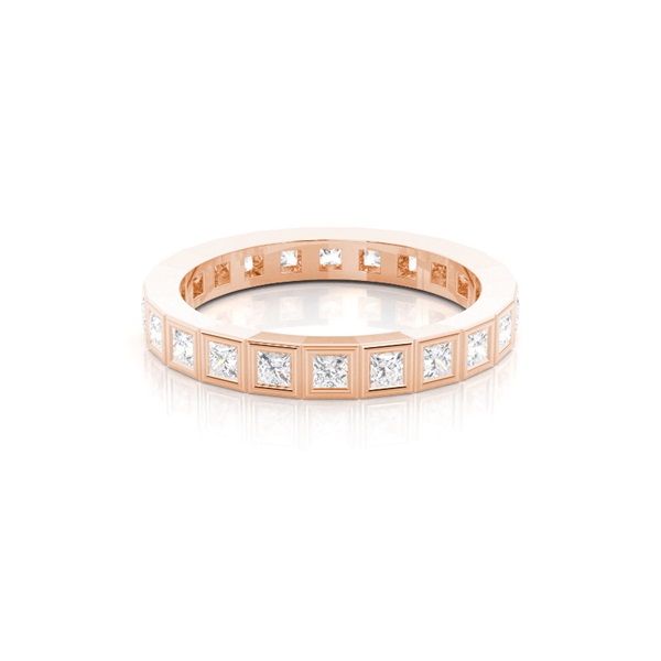 Full Bezel Setting Full Eternity Diamond Ring