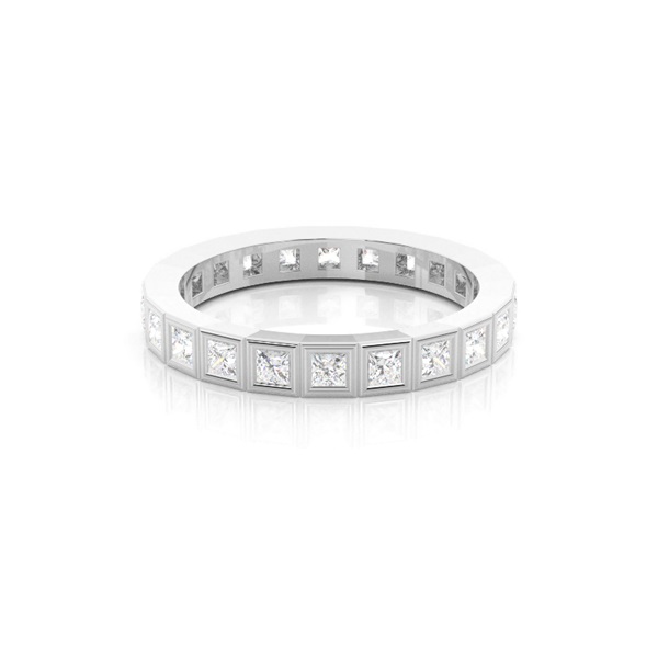 Full Bezel Setting Full Eternity Diamond Ring