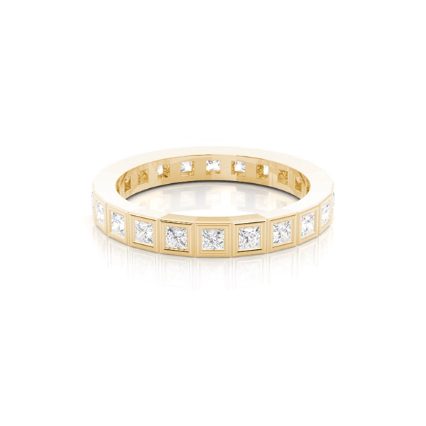 Full Bezel Setting Full Eternity Diamond Ring