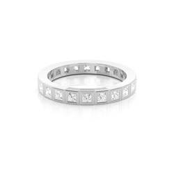 Full Bezel Setting Full Eternity Diamond Ring