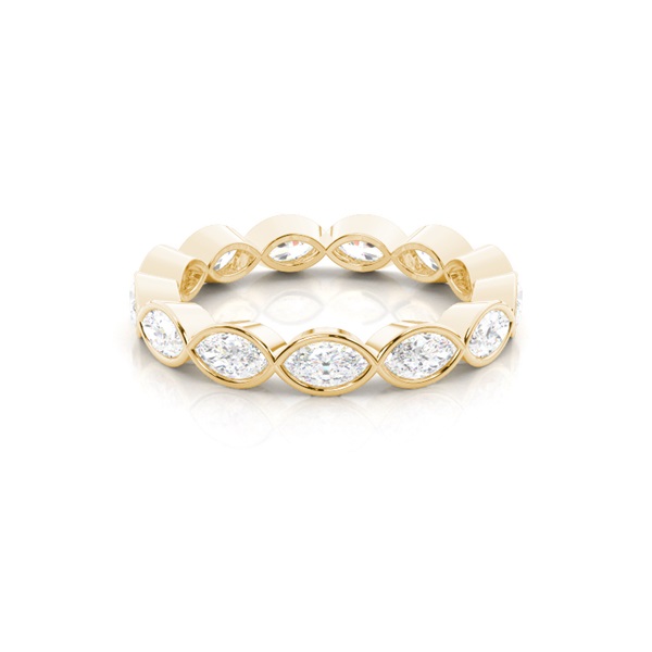 Bezel Setting Full Eternity Diamond Ring
