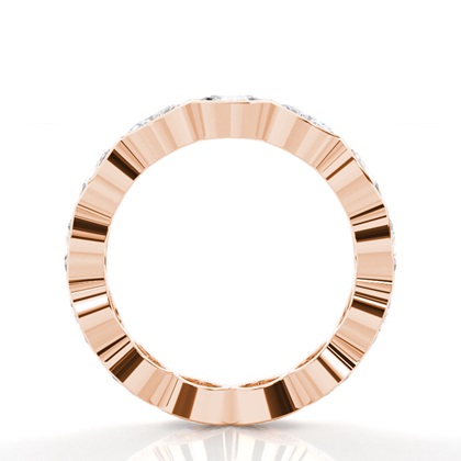 Rose Gold Eternity Diamond Rings