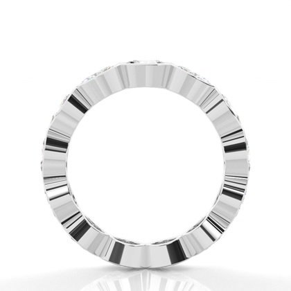 Eternity Diamant Ring in einer Zargenfassung